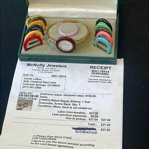 Gucci bezel watch. Just had it checked over by a jeweler and replaced battery